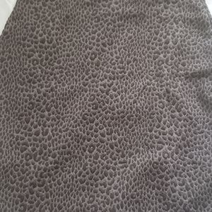 H&M pencil skirt, animal patterns, color Brown. Size M
